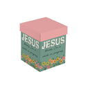 Simple Blessings Wine Glass Stemless, Jesus Knows I'm a Work in Progress, 17 oz, Gift Box