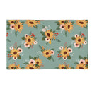Harvest Blossoms Sunflower Washable Mat (24" X 36")