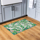 Stained Glass Songbirds Washable Mat 24"x36"