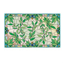 Stained Glass Songbirds Washable Mat 24"x36"