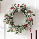 Sugar & Stripes Wreath, 24"