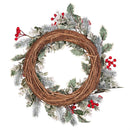 Sugar & Stripes Wreath, 20"L