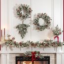 Sugar & Stripes Wreath, 20"L