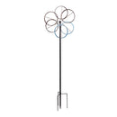 Metal Roundabout Breeze Wind Spinner 72"H