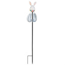 Hop into Spring Wind Spinner, Resin Bunny Wind Spinner, 50"H