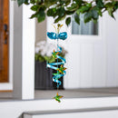 Metal Hummingbird Wind Twirler 24"H