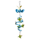 Metal Hummingbird Wind Twirler 24"H