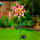 Bright Blossom Wind Spinner Stake 60"H