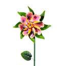 Bright Blossom Wind Spinner Stake 60"H