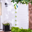 Metal Hummingbird Wind Twirler 41"H