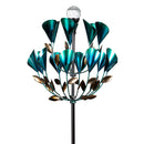 Solar Metal Wind Spinner, Calla Lily, 74"H