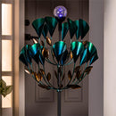 Solar Metal Wind Spinner, Calla Lily, 74"H
