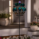Solar Metal Wind Spinner, Calla Lily, 74"H