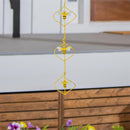 Metal Bee Wind Twirler 41"H