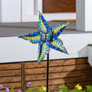 Swallowtail Butterfly Metal Wind Spinner 48"H
