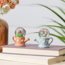 Cottage Garden Water Globe Resin Watering Can with Tulips, 3"H, Asst of 2, CDU