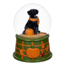Harvest Blossom Water Globe Resin Dog, Asst of 6, 3.5"H, CDU