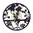 Garden of Wonder Outdoor Wall Decor, Metal, Glow-In-the-Dark Wall Clock, 19.5"