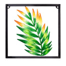 Tropical Oasis Outdoor Wall Decor, Metal Palm Leaf, 12"Lx12"H, Asst of 3