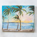 Palm Beach Indoor Wall Decor, Canvas, Palm Trees 20" L x 16" H