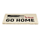 If You Forget the Wine Woven Back Coir Mat