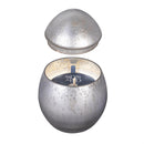Bunny Blooms Egg Mercury Glass Candle Ancient Water