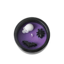 12oz Halloween Themed Cauldron Candle Purple