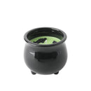 12oz Halloween Themed Cauldron Candle Green
