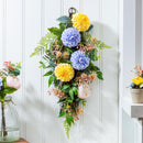 Cottage Garden Swag Artificial Floral, 25"H