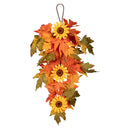 Harvest Blossom Swag, Autumn Sunflower, 24"