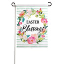Easter Blessings Wreath Garden Linen Flag,14l9592