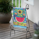 Folk Sunflower Suede Garden Flag,14s11715