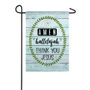 Thank You Jesus Garden Suede Flag,14s8532