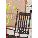 Porch Rules Garden Suede Flag,14s4878