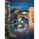 Tree Farm Solar LED Garden Flag,14sl8657