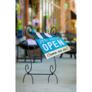 We Are Open Garden Applique Flag,168742