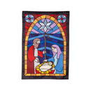 Stained Glass Applique Garden Flag,169604