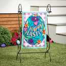 Happy Easter Egg Applique Garden Flag,169656