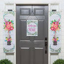 Welcome to Our Home Topiary Door Banner Kit,2dbk1814