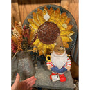 Sunfower 18" Birdbath with Crushed Glass Look,2gb694