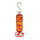 Orange Speckle Glass Hummingbird Feeder,2hf294