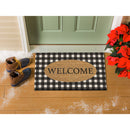 Buffalo Check Welcome Coir Mat,2rm794