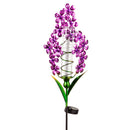 36"H Solar Rain Gauge Garden Stake, Lavender, 2 Asst,2sp7254