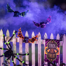 Animated Shaking Bats with Sound Hanging Decor, 3 Asst,401183mbl