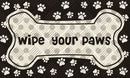 Wipe Your Paws Embossed Floor Mat,41em2167