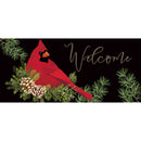 Cardinal and Evergreen Sassafras Mat