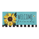 Welcome Friends Leopard Sunflower Sassafras Switch Mat
