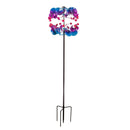 74.75"H Wind Spinner, Blue Purple Pink Ombre,47m3044