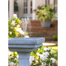 "Renaissance" Square Birdbath w/Smart Fountain, 19.5"x19.5"x26"inches