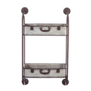 2 Tier Metal Wall Bins,8f00195